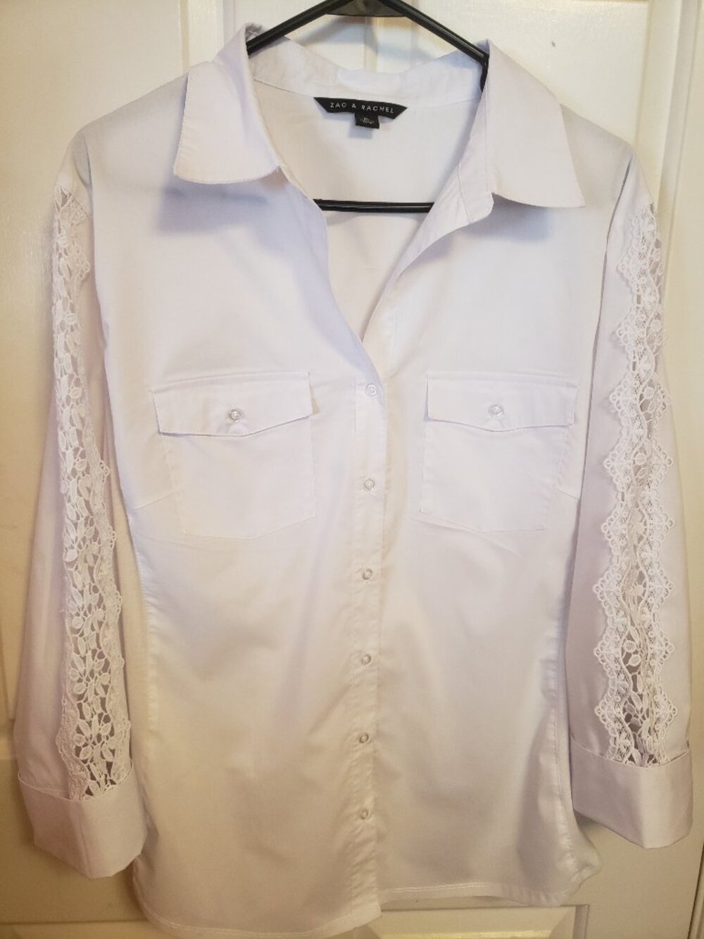 Zac&Rachel white Xl shirt.